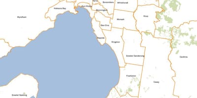 Քարտեզ խորհուրդներ Melbourne