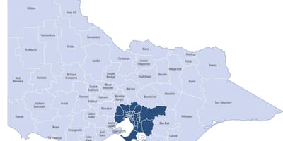 Քարտեզը Վիկտորիանական խորհուրդներ